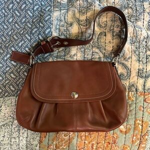 Vintage Coach Leather Shoulder Bag